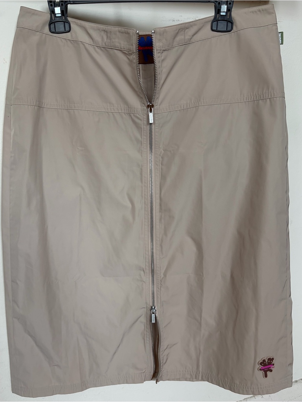 Marc Jacobs Heaven Taupe Zip-Front Skirt